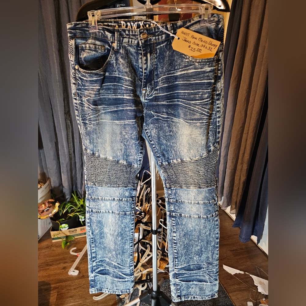 NWT MEN'S RAW GEAR 34/32 STANDARD JEANS